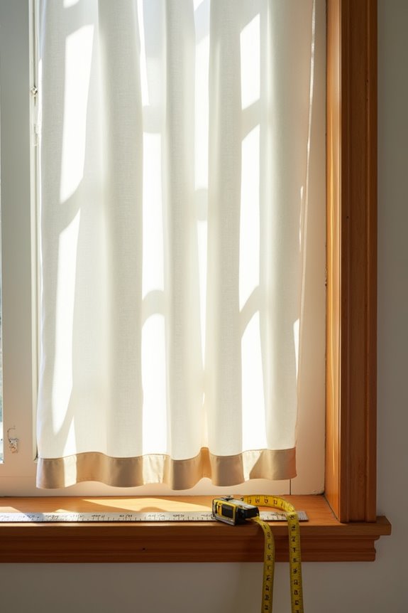curtain length measurement guidelines and drops