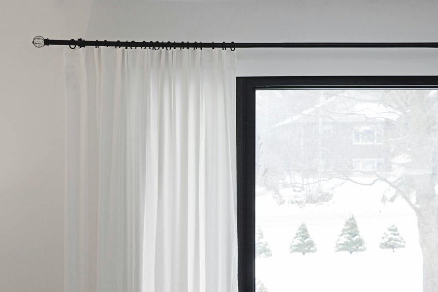 curtains length and hanging method
