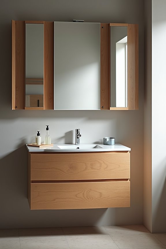 deep 24 inch bathroom cabinets