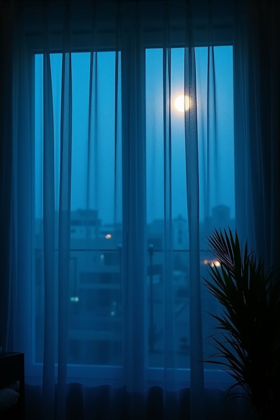 Can You See Through Sheer Curtains at Night? 3 dense semi sheer curtains protect privacy with layering