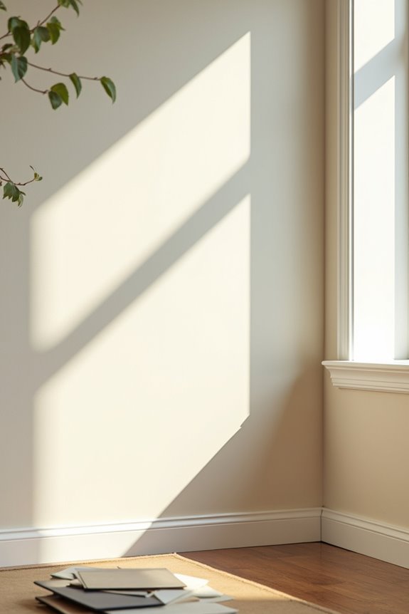 different sheens for walls and trim