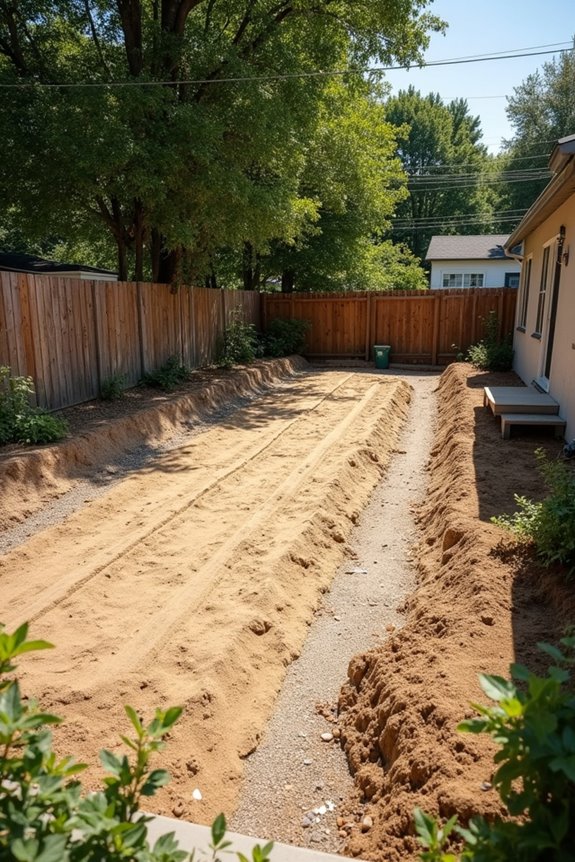 drainage access and utilities evaluation