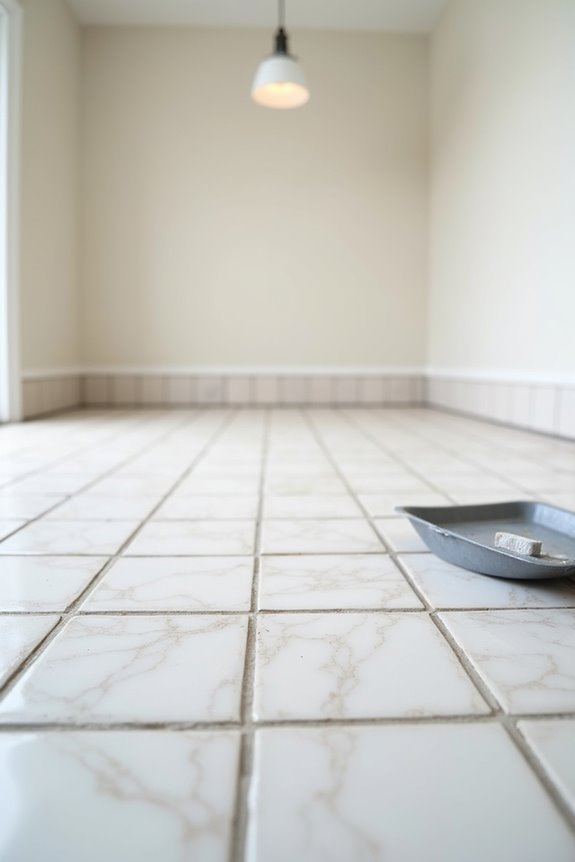 Can You Paint Bathroom Floor Tiles? 4 epoxy coated tile painting steps