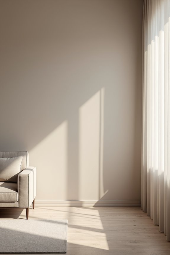 flat finish hides imperfections deep color