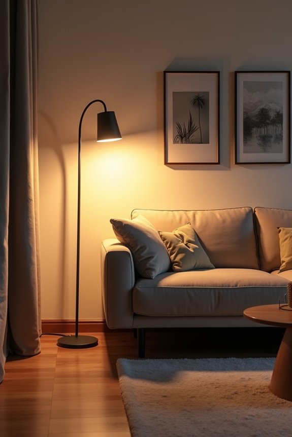 5 Tips for Putting a Floor Lamp in Your Living Room 3 floor lamps frame seating zones effectively