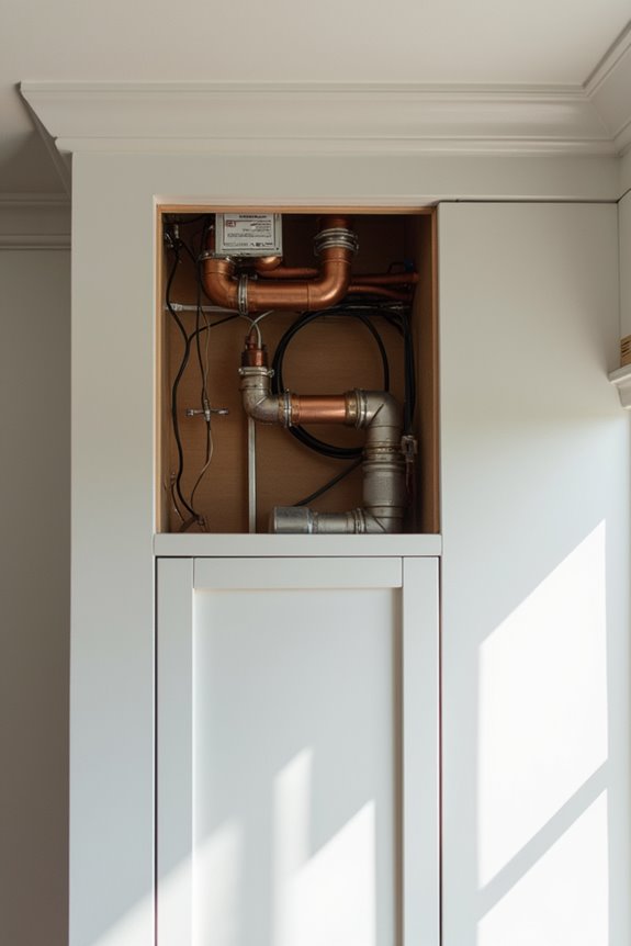 What Is a Kitchen Soffit and How to Remove It 3 hidden plumbing wiring ducts above cabinets
