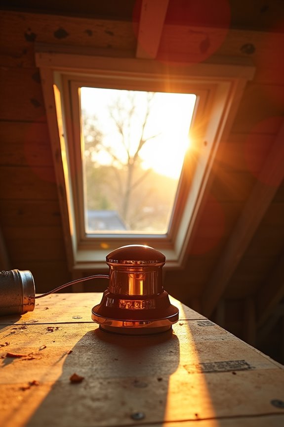 hot attic heat bleeds downward quickly