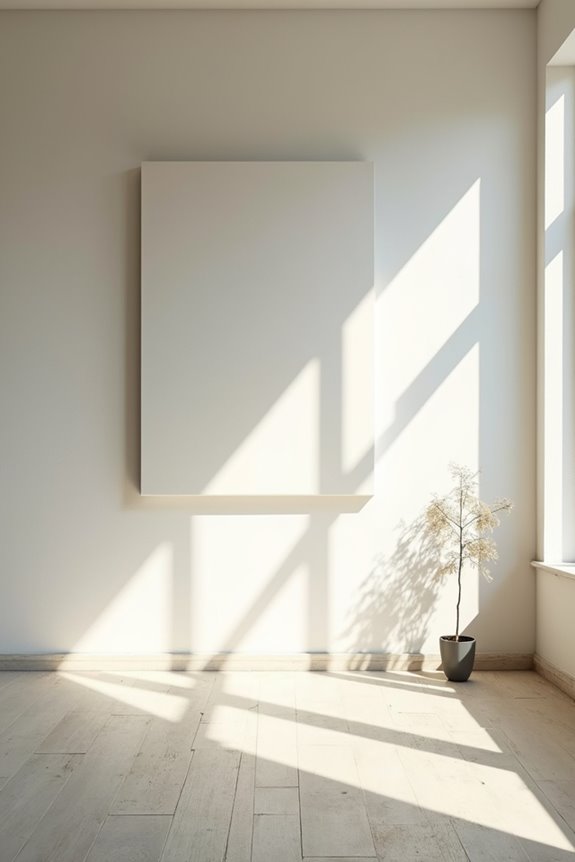7 Creative Ways to Do Something With an Empty Living Room Wall 3 large scale art focal wall design