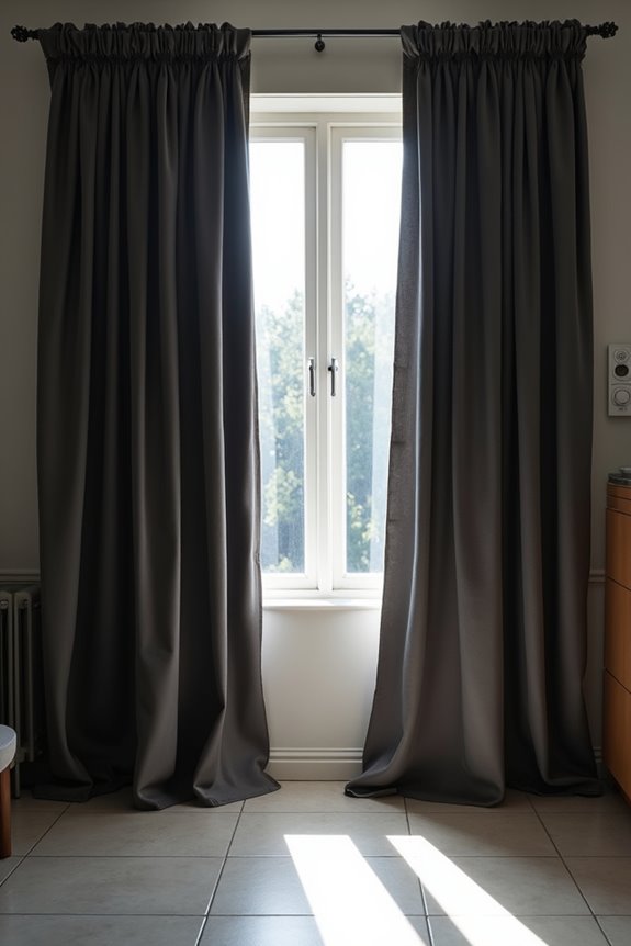 layered shades enhance heat blocking