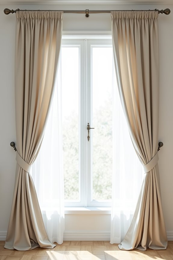 7 Tips on How Curtains Should Hang 4 level anchor 4 6 inches secure