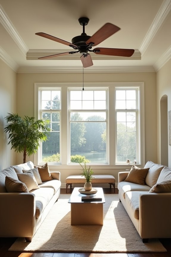 What Size Ceiling Fan Do You Need for Your Living Room? 3 measure room calculate area choose fan size
