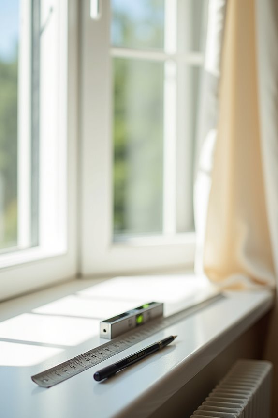 measure to 1 8 inch precision for inside outside mount curtains
