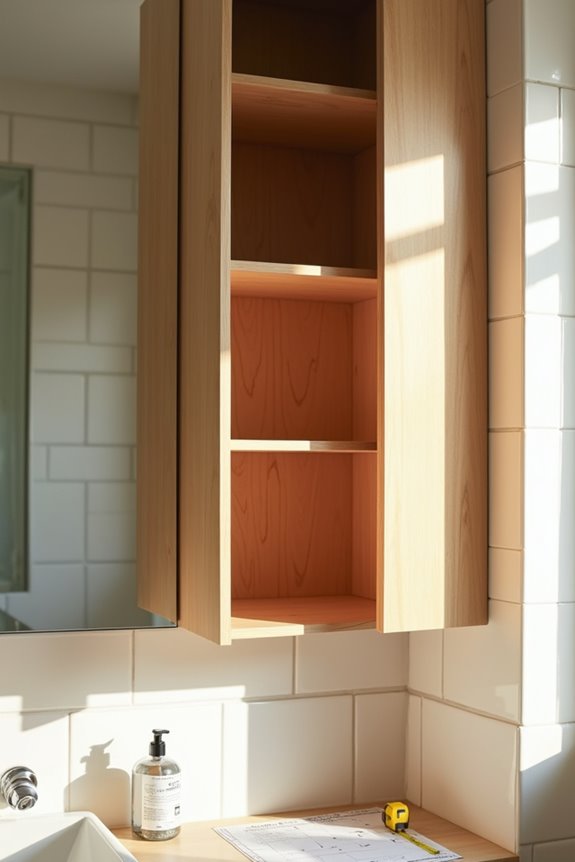 measuring bathroom vanity space accurately