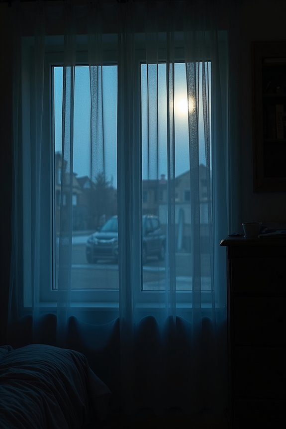 Can You See Through Sheer Curtains at Night? 4 night time privacy with sheer curtains
