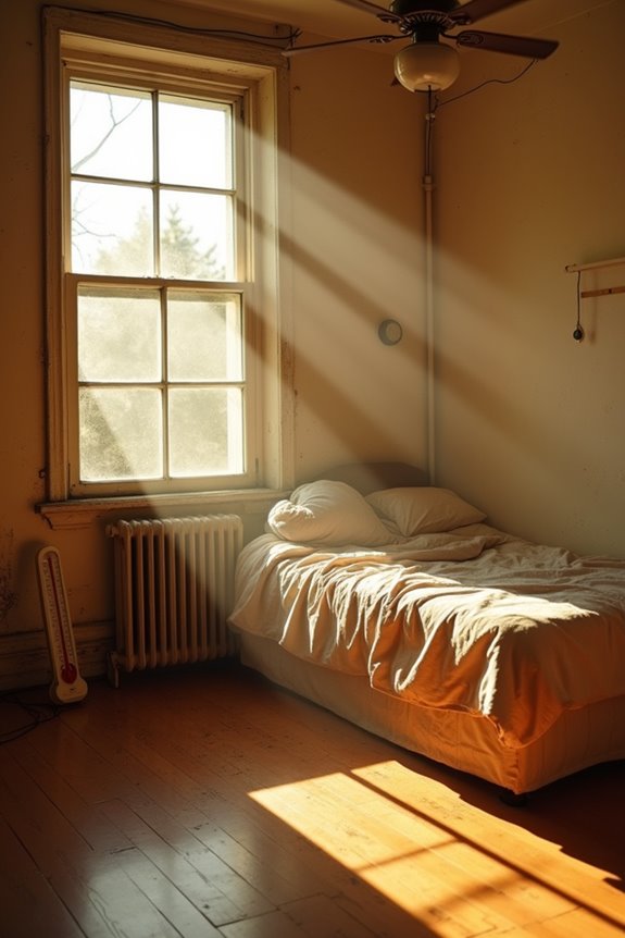 old windows causing heat gain