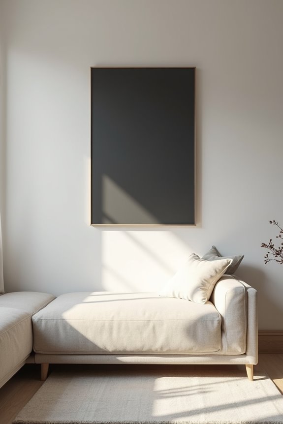 7 Creative Ways to Do Something With an Empty Living Room Wall 6 one focal wall statement n8y6w