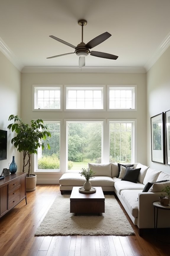 What Size Ceiling Fan Do You Need for Your Living Room? 8 open plan fans for larger spaces