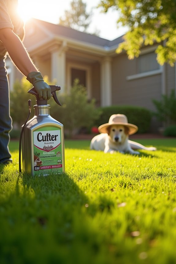 seasonal spray schedule for pets