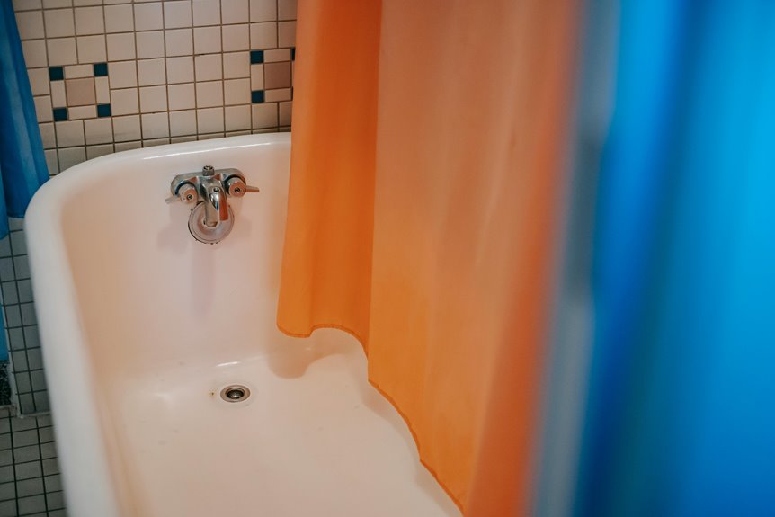 shower curtain seven steps