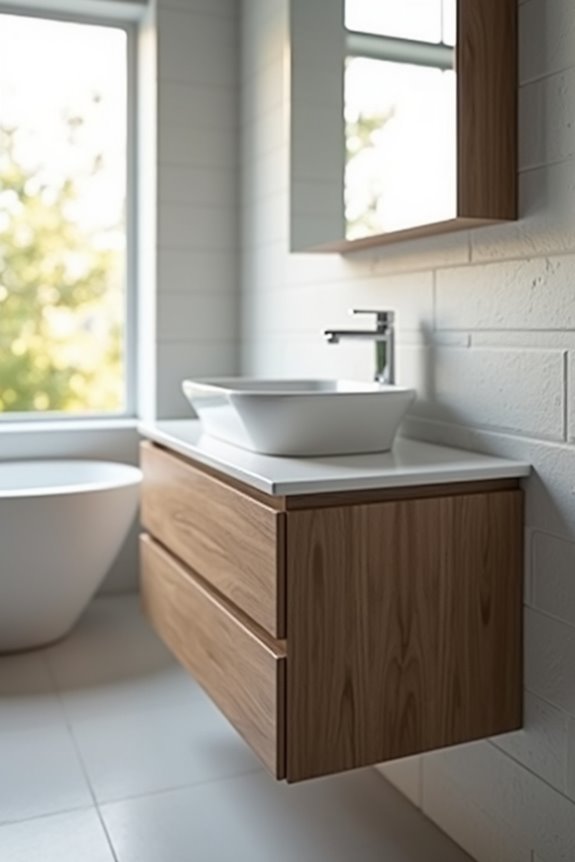 standard bathroom cabinet depths vary 18 24