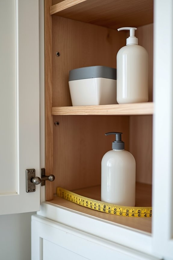 storage driven vanity depth guidance