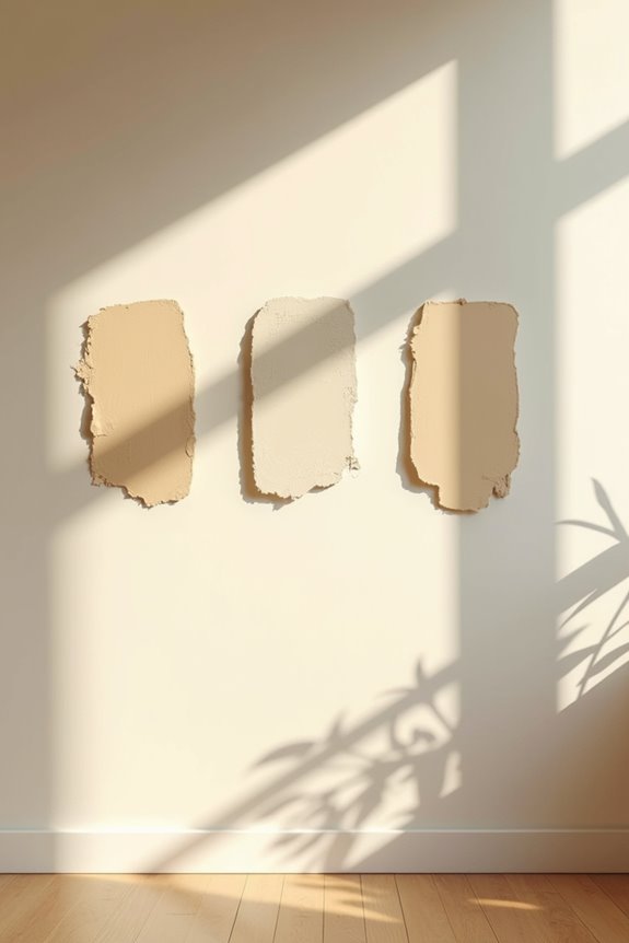 test paint samples before committing