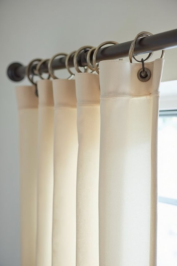 How Many Curtain Rings Per Panel Do You Need for Simple Hanging 9 test panel spacing before hanging