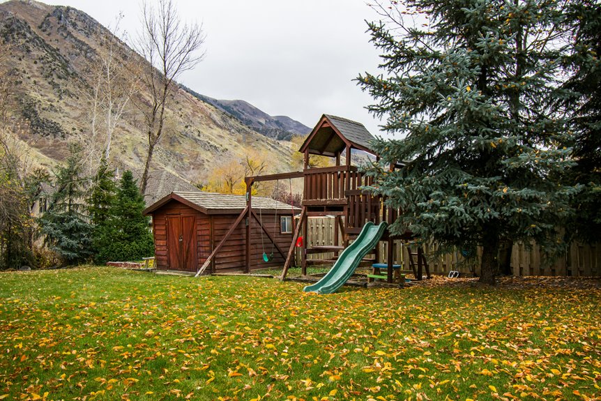 three step diy backyard playset construction