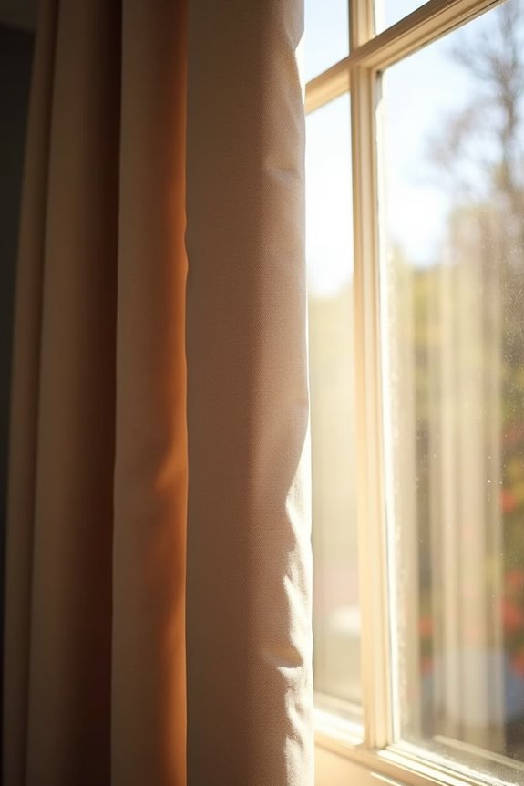 top gap heat blocking curtains prevent leakage