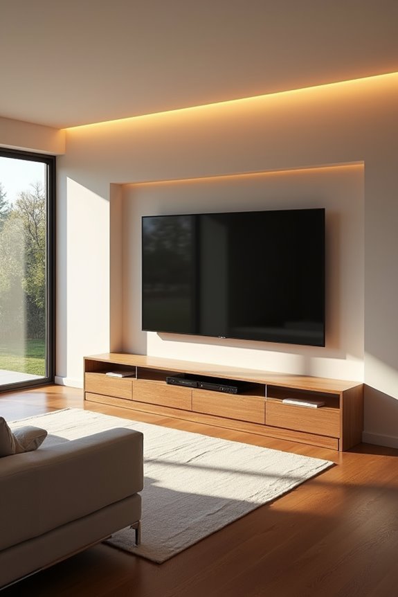 10 Tips for Choosing the Best TV Placement in Your Living Room 4 wall mount saves space adjustable angles